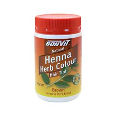 Bonvit Henna Herb Colour Hair Tint Brown 100g